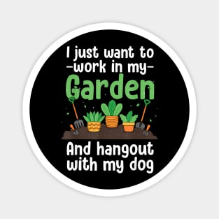 Gardening For Men Women Plant Lover Florist Gardener Magnet